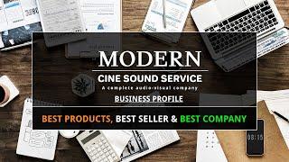 MODERN CINE SOUND SERVICE l COMPANY BUSINESS PROFILE #businessprofile #companyprofile