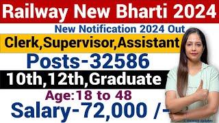 Railway New Vacancy 2025 |Railway Teacher Recruitment 2024 | Technical Government Job|Jobs Jan 2025