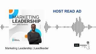 B2B podcast ad  | Leadfeeder | B2B PodPros