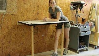 Make a Folding T-Track Table