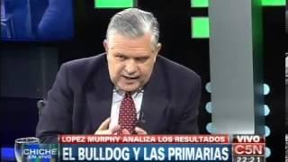Ricardo López Murphy analiza el resultado de las PASO con Chiche Gelblung