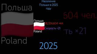 Население Польши  в 2025 году
