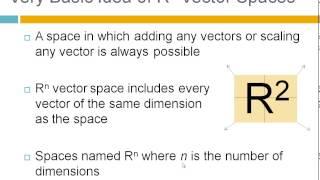 What is a Vector Space?