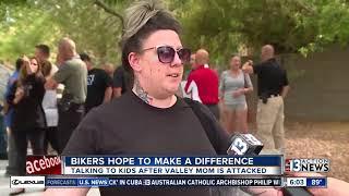 Bikers hope to make difference after mom attacked