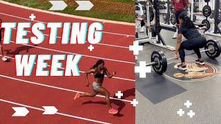 A Day In The Life of a D1 Track Athlete || TESTING WEEK || (new pr, training)