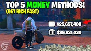 TOP 5 WAYS TO MAKE MONEY IN GRAND RP! | Get Rich In Grand RP | Easy Money Grand RP | GTA 5 RP