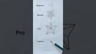 How to draw star  #shorts #craft #art #drawing #crafts #christmas