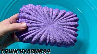 Purple Hydrophobic Chalk Crush | Oddly Satisfying | ASMR | Sleep Aid