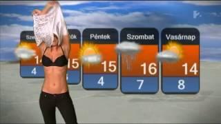 Hot Hungarian Weather Striptease Girl