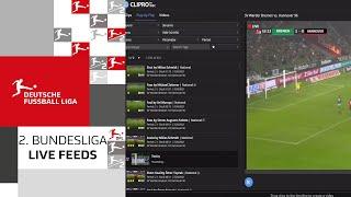 Veredelung der Live-Feeds von Spielen der 2. Bundesliga