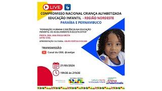 Compromisso Nacional Criança Alfabetizada - Educação infantil - Nordeste - Paraíba e Pernambuco