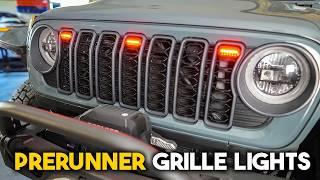 NEW 2024 Jeep Wrangler Color RGB LED Grille Lights