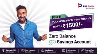 #BankingHaiAsaan with Zero Balance GO Digital Savings Account