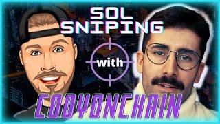 SOL SNIPING WITH CODYONCHAIN!! HOW TO TRADE SOLANA NFTS!!