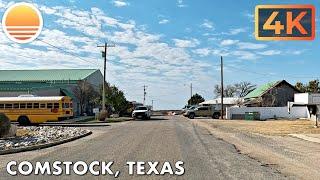 Comstock, Texas! Drive with me through a Texas town!