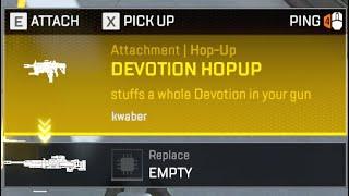 I turned the devotion into a hopup and put it on a kraber