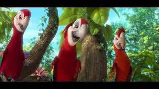 Rio 2 - Blu starts a war with the red macaws