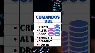 COMANDOS DDL  [Data Definition Language]
