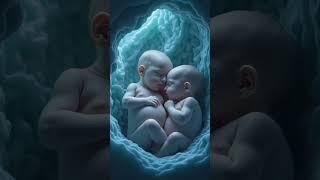 lovely twins babies inside the womb #twinsbaby #twins #baby #shorts