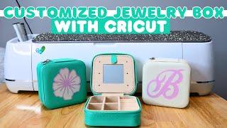 Easy customized jewelry box with Cricut