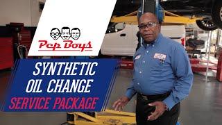 Synthetic Oil Change Packages - Pep Boys