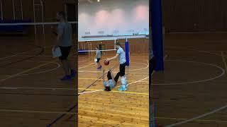 Plyometric Exercise For Volleyball Players #sport #volleyball #shorts #exercise #medball