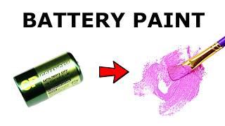 Turning Batteries into Purple Paint