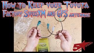 How to keep your Factory Toyota SiriusXM and GPS antennas