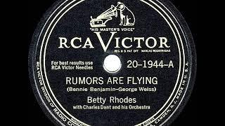 1946 HITS ARCHIVE: Rumors Are Flying - Betty Rhodes