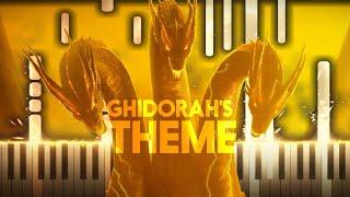 Ghidorah's Theme - Godzilla 2: King of the Monsters (Synthesia Piano Tutorial)