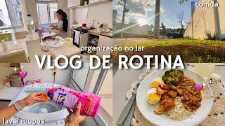 Rotina dona de casa, organização completa no lar, lavei as roupas, iniciei na corrida & mais 