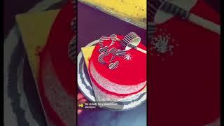 #shorts 1kg cool cake red velvet #innocent cake master MS #cakes love ️ #please_subscribe