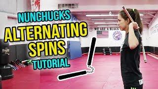 Nunchucks Tutorial - Alternating Spins | Nunchucks Basics