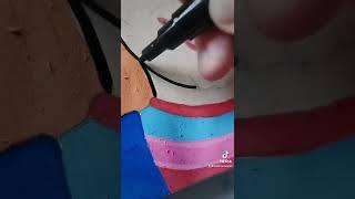 Drawing Chucky Childs Play Halloween Horror Art With POSCA MARKER’S #shorts