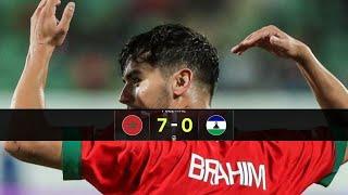 HIGHLIGHTS | Morocco vs Lesotho | #TotalEnergiesAFCON 2025 Qualifiers | Group B