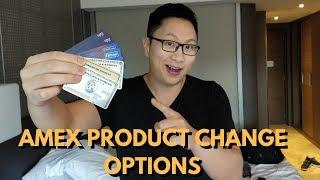 American Express Product Change Options