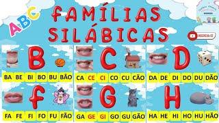 FAMÍLIAS SILÁBICAS - Alfabetização #abcd  #alfabetização  #familiassilabicas #videoeducativo