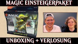 MTG Unboxing Magic Arena Einsteigerpaket deutsch Magic the Gathering Trader Spoiler Opening Review