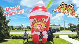 GRAND OPENING of JEREMIAH’S ITALIAN ICE in Orlando, Florida…It Was a Scoop of Delight!