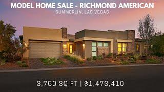 [Las Vegas Home Tour] Richmond American Model Home | 3,750 sq ft | $1,473,410 | 모델홈 세일