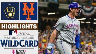 Milwaukee Brewers vs New York Mets Game 3 Full Highlights | NL Wild Card | (10/3/2024)