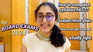 #43  How to complete the syllabus for Board Exams 2024