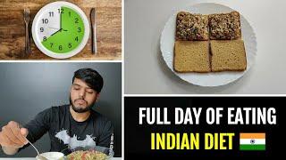 No Cooking Full Day Of Eating For Fat-loss !! ( Intermittent Fasting ) • PURE VEG 