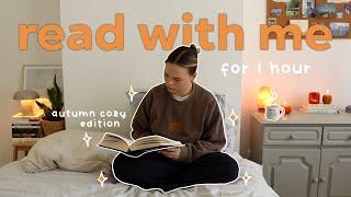 1 hour read with me *cozy reading at home* 