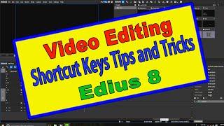 video editing shortcut tricks in edius tutorial