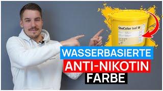 Die ANTI-NIKOTIN und WASSERFLECKEN-ISOLIER-FARBE auf WASSERBASIS - StoColor Isol W