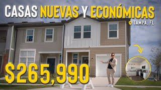 Las casas NUEVAS más económicas en Tampa, Florida 