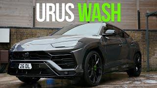 Washing a £245,000 Lamborghini Urus