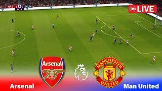 LIVE : Arsenal vs Manchester United - Premier League 24/25 | Full Match Stream | Game Simulation