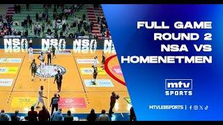 Decathlon Lebanese Basketball Championship 2024-2025 | Round 2 - NSA vs Homenetmen